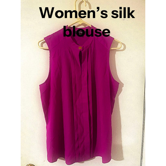 Women's silk blouse - Picture 1 of 3